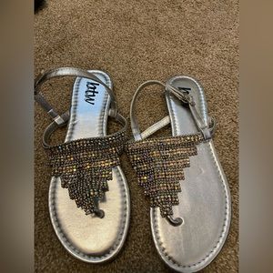 Women’s Silver Sandals
